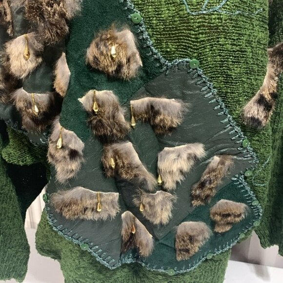Orly Rabbit Fur Trim Sweater - Picture 2 of 5
